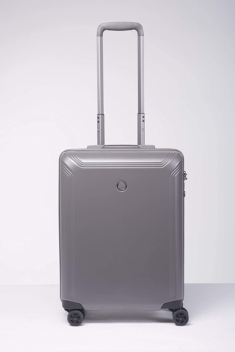 Echolac Civil Medium Dark Grey Hard Sided Cabin Suitcase Trolley 56cm (PC162) Echolac New
